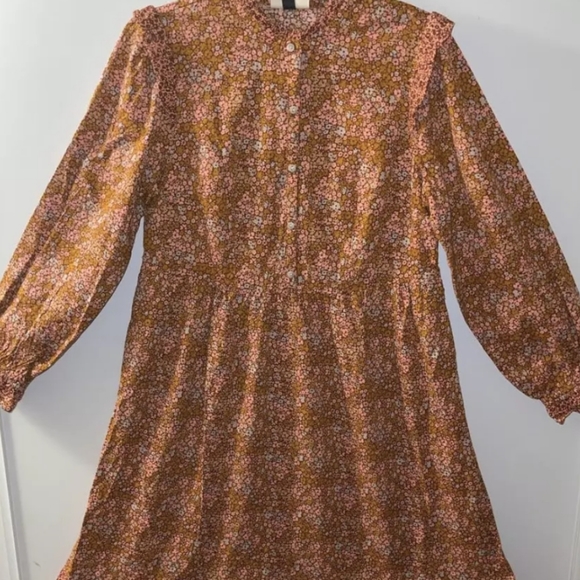 UNIVERSAL THREAD FLORAL PRINT RUFFLE DRESS - Picture 5 of 6